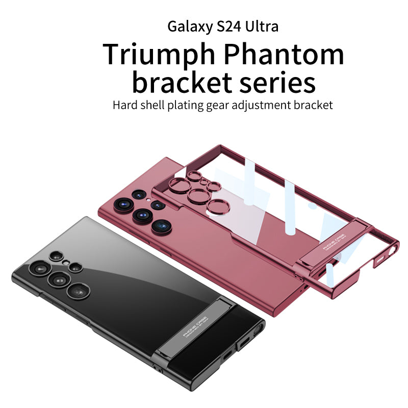Electroplating Invisible Bracket Phone Case For Samsung Galaxy S24 S23 Ultra Plus - Mycasety Mycasety