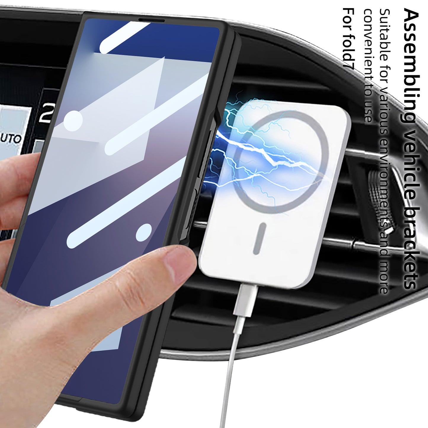 Ultra-thin Magbetic Phone Case With Screen Protector For Galaxy Z Fold7/6