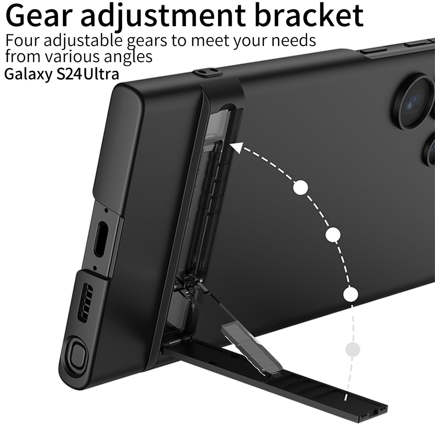 Ultra-Thin Invisible Bracket Phone Case For Galaxy S24 S23 Ultra Plus