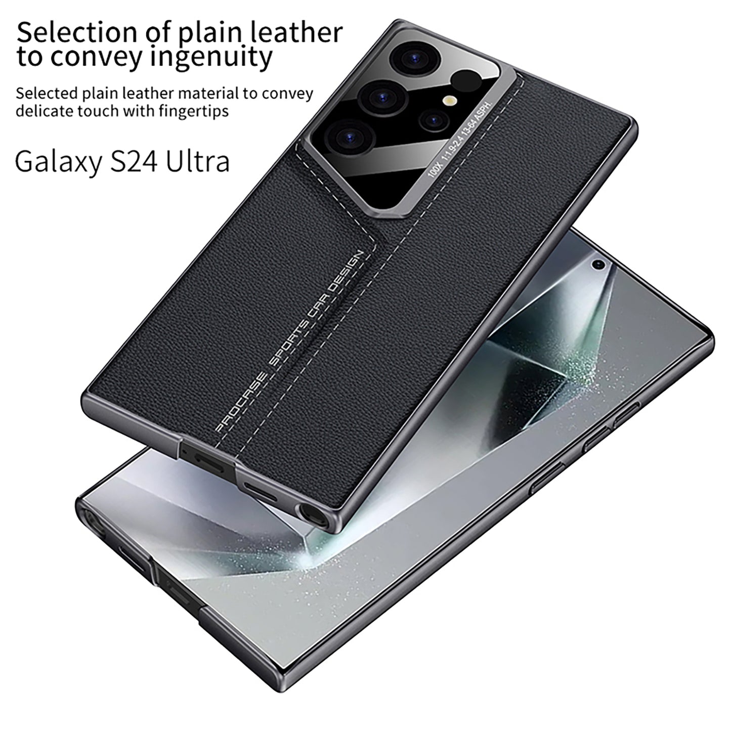Luxury Leather All-inclusive Anti-fall Protective Phone Case For Galaxy S25 S24 S23 Ultra