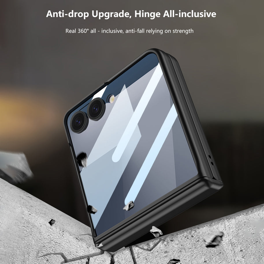 Magnetic All-included Shockproof Phone Case For Galaxy Flip 7/6/5/4/3 With Back Screen Protector