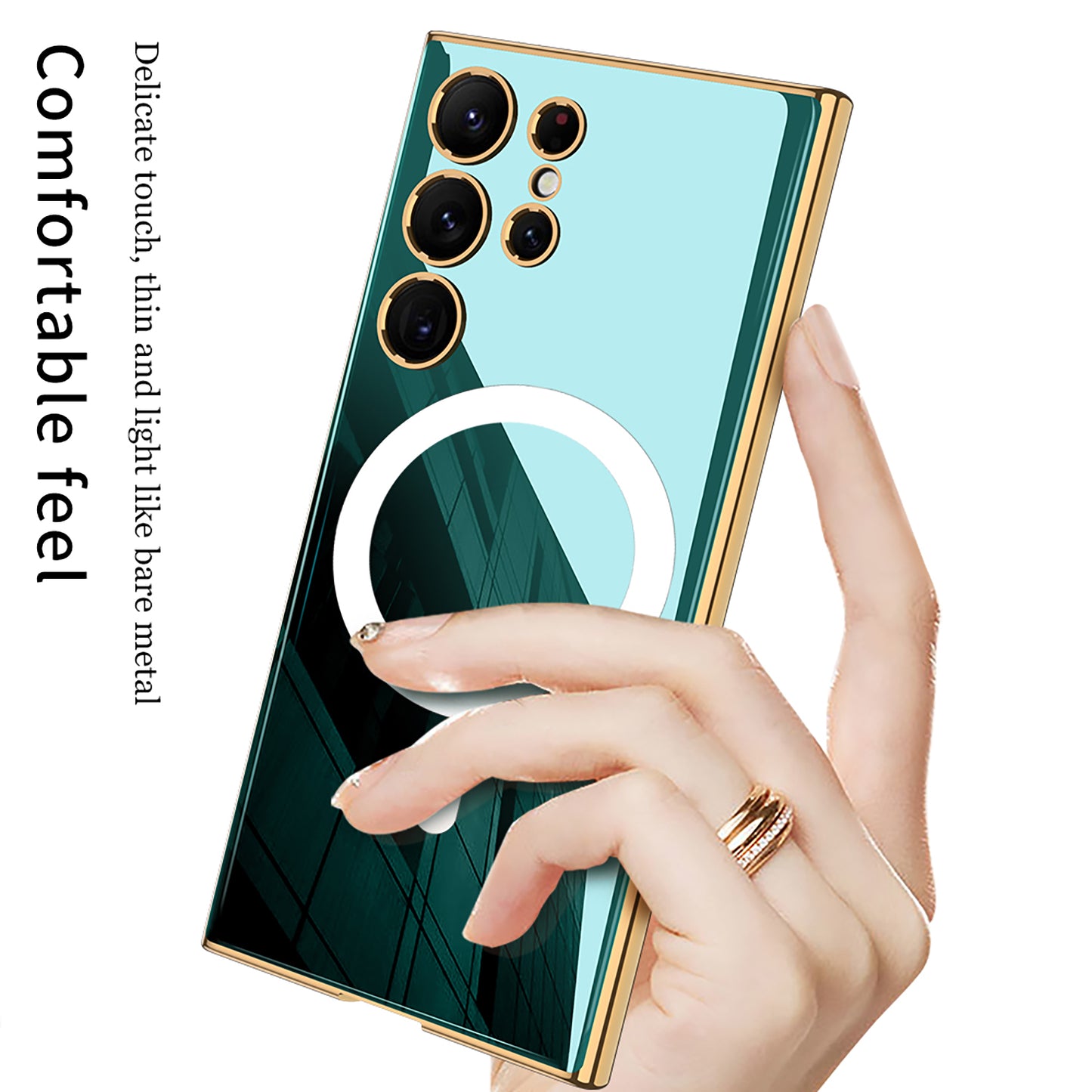 Magnetic Magsafe Protective Phone Case For Galaxy S24 S23 Ultra Plus