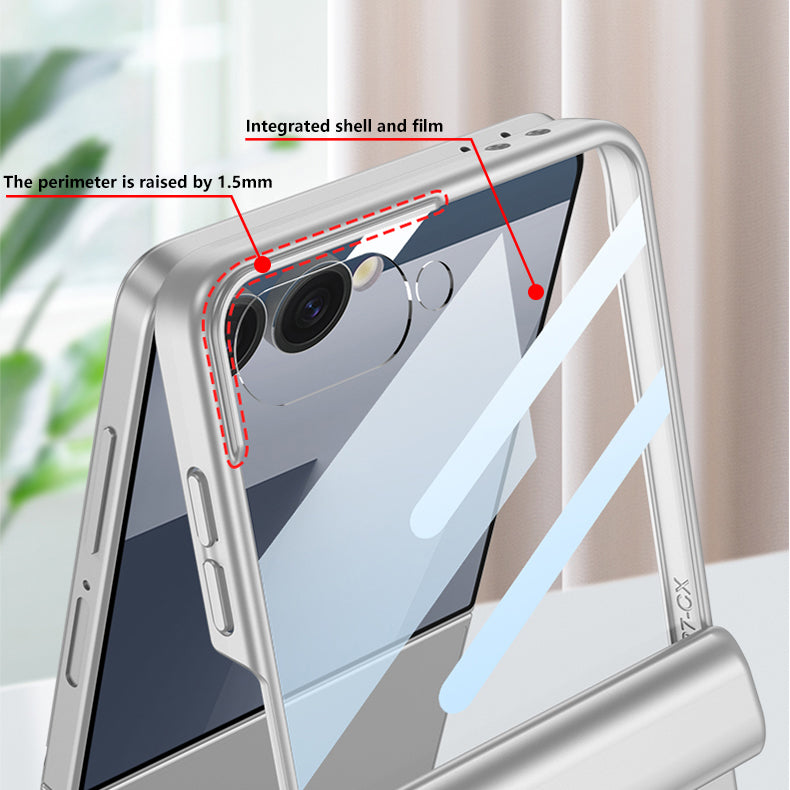 Magnetic All-included Shockproof Phone Case For Galaxy Flip 7/6/5/4/3 With Back Screen Protector