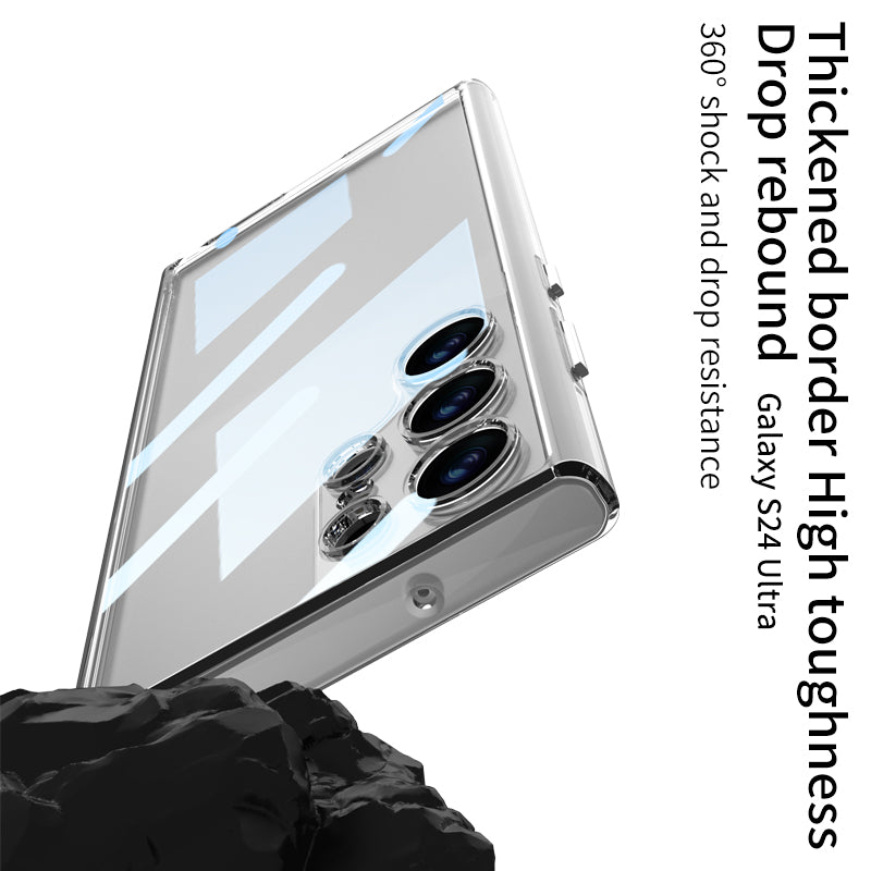 Transparent Protective Phone Case For Galaxy S24 S23 Ultra Plus