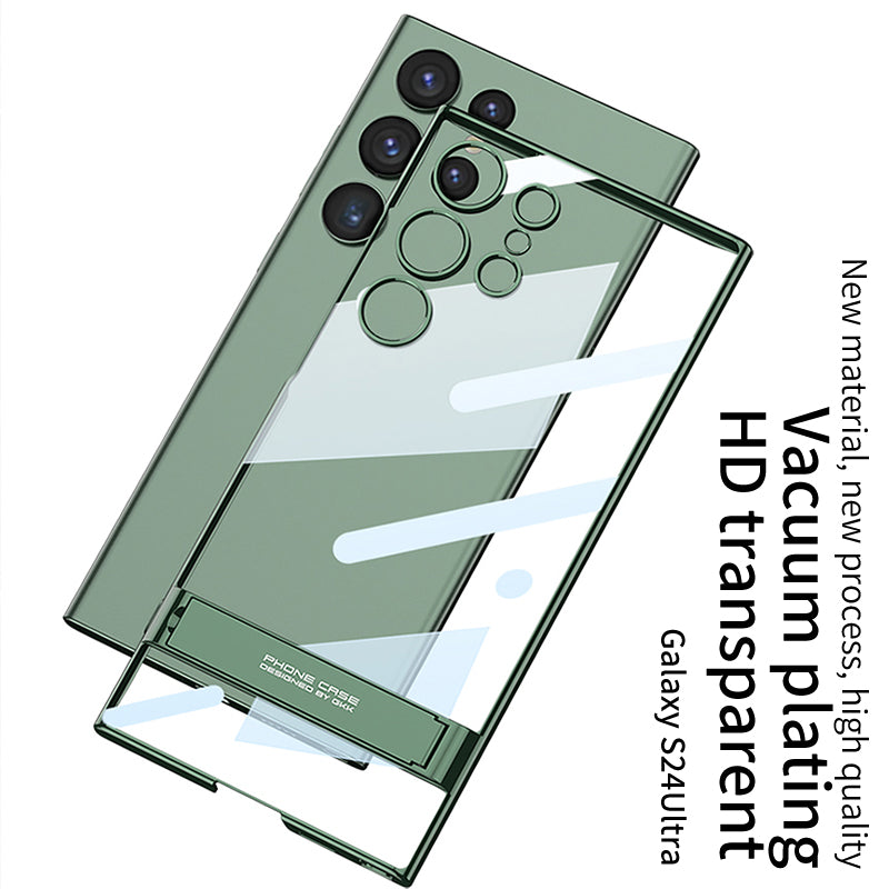 Electroplating Invisible Bracket Phone Case For Samsung Galaxy S24 S23 Ultra Plus - Mycasety Mycasety