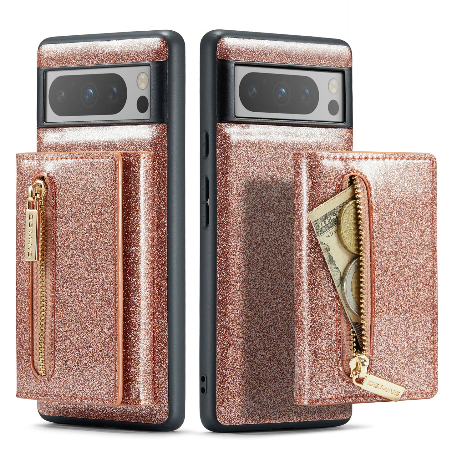 Luxury Magnetic All-inclusive Protective Cover With Card Holder For Google Pixel 7 8 Series - Mycasety Mycasety