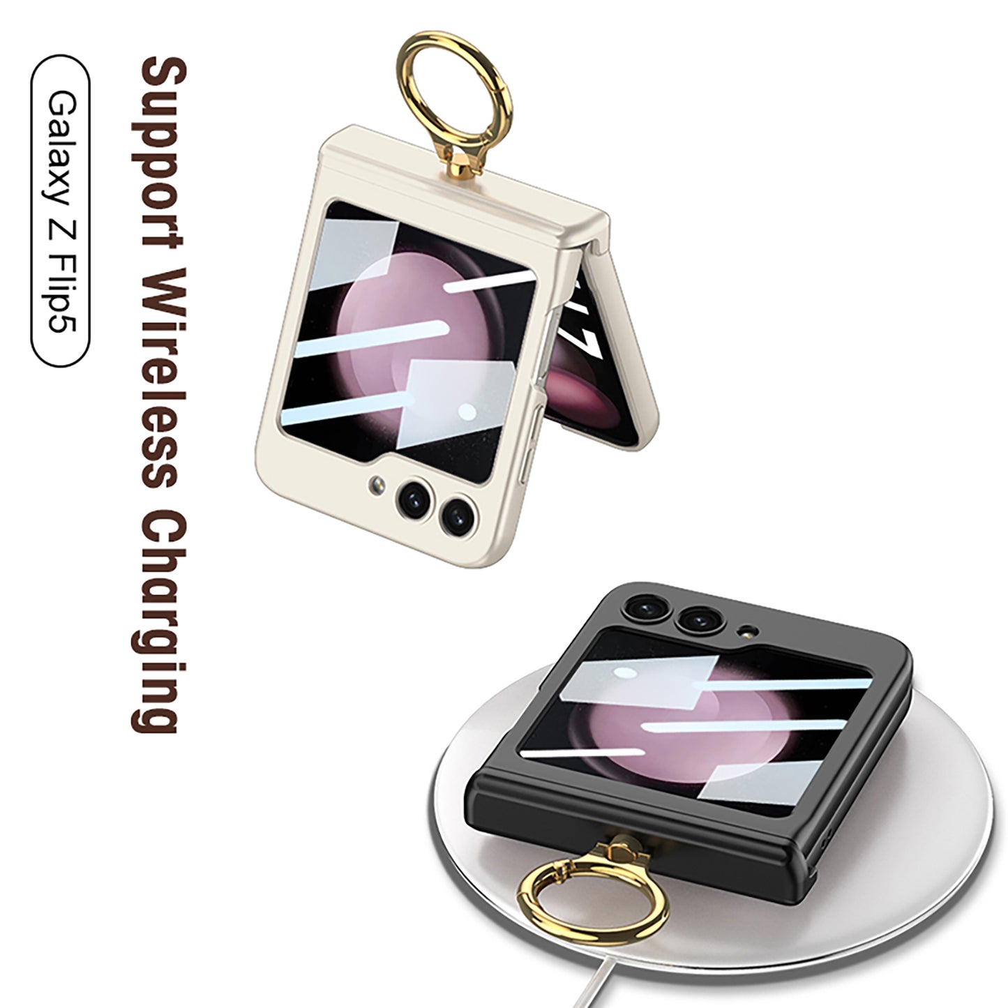 Magnetic All-included Shockproof Phone Cover For Galaxy Z Flip 7/6/5/4/3