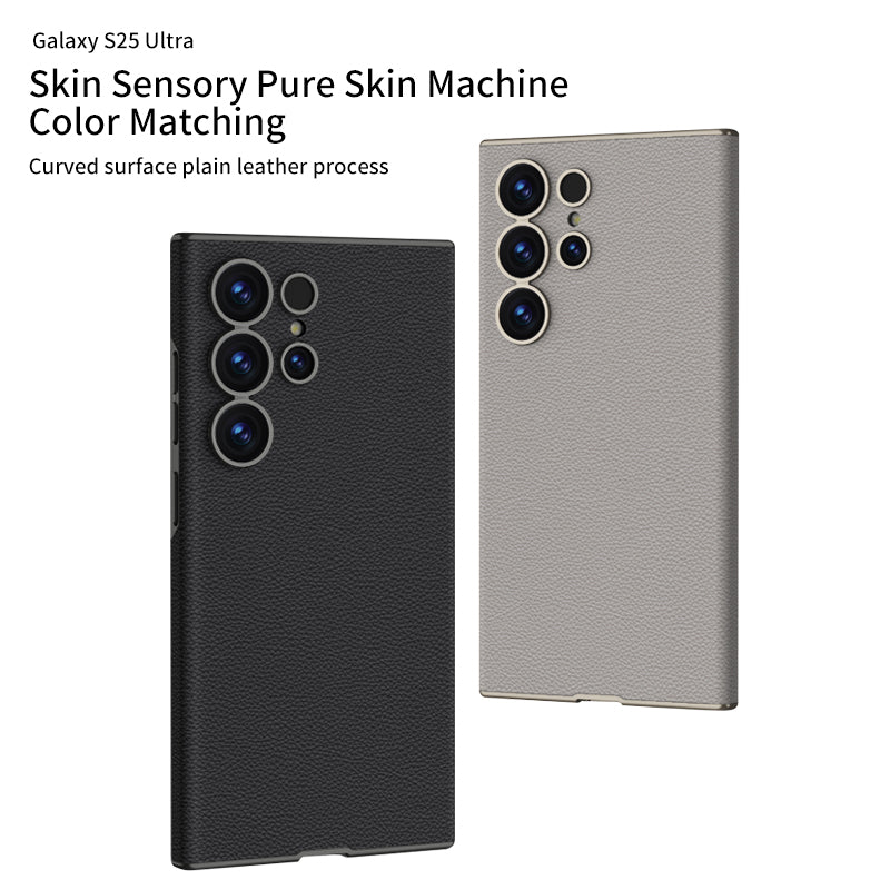 Leather Shockproof Phone Case With Bracket For Galaxy S25 S24 S23 Ultra