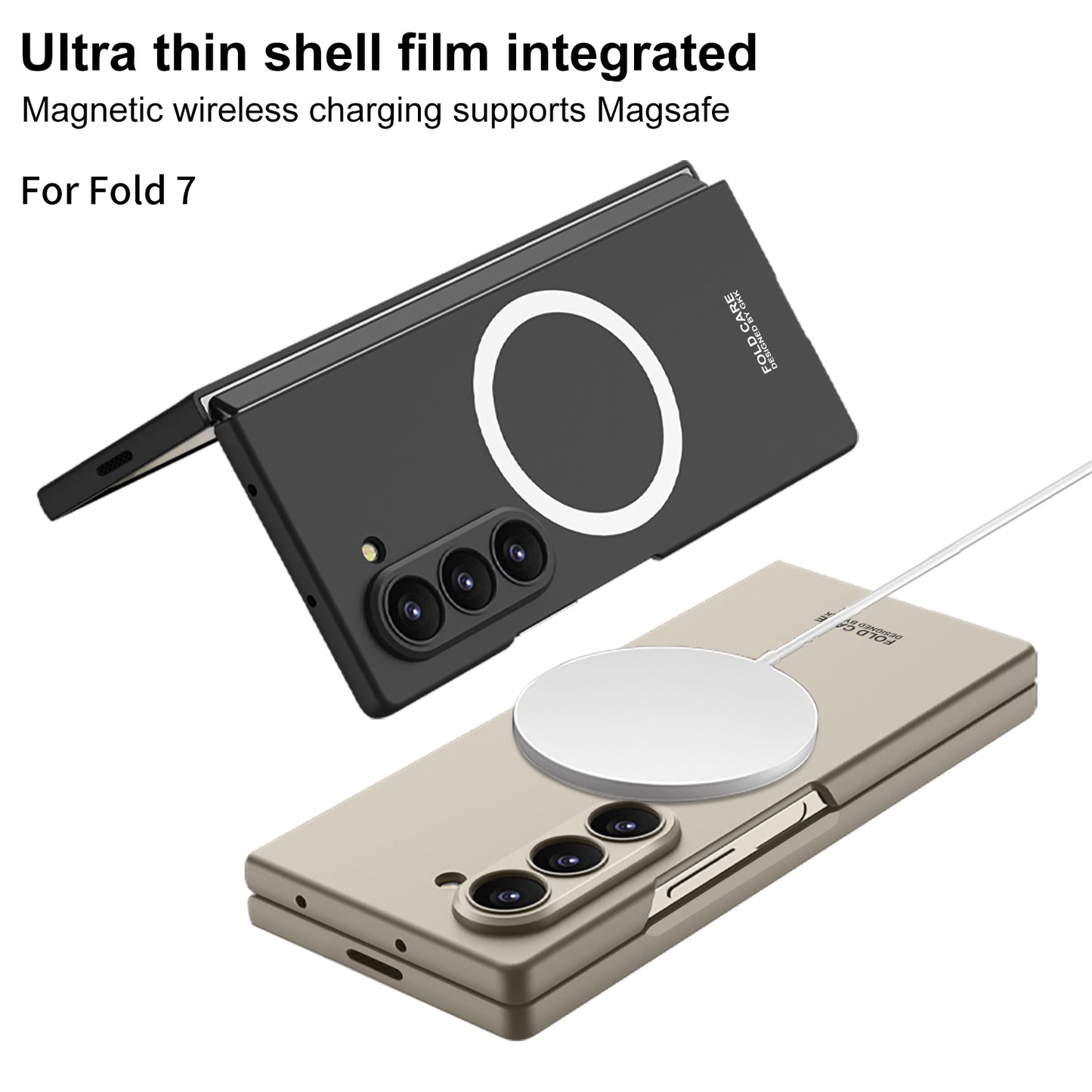 Luxury Shockproof Magnetic Phone Case With Screen Protector For Galaxy Z Fold 7/6/5/4/3