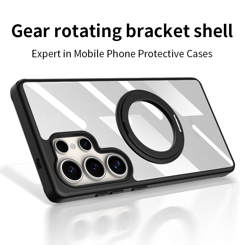 Magnetic Bracket Anti-fall Protective Phone Case For Galaxy