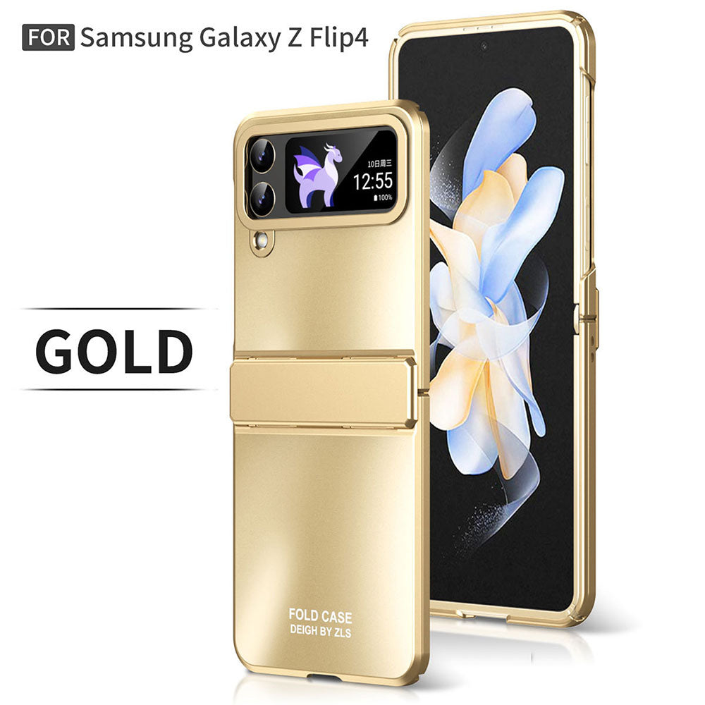 Frosted Plating Phone Case For Samsung Galaxy Z Flip4 Flip3 5G - Mycasety Mycasety