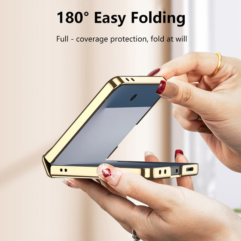 Magnetic All-included Leather Phone Case With Back Screen Protector For Galaxy Flip7