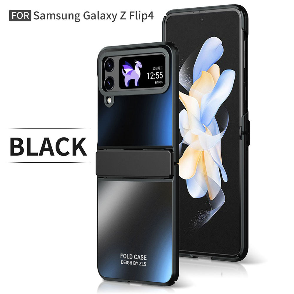 Frosted Plating Phone Case For Samsung Galaxy Z Flip4 Flip3 5G - Mycasety Mycasety