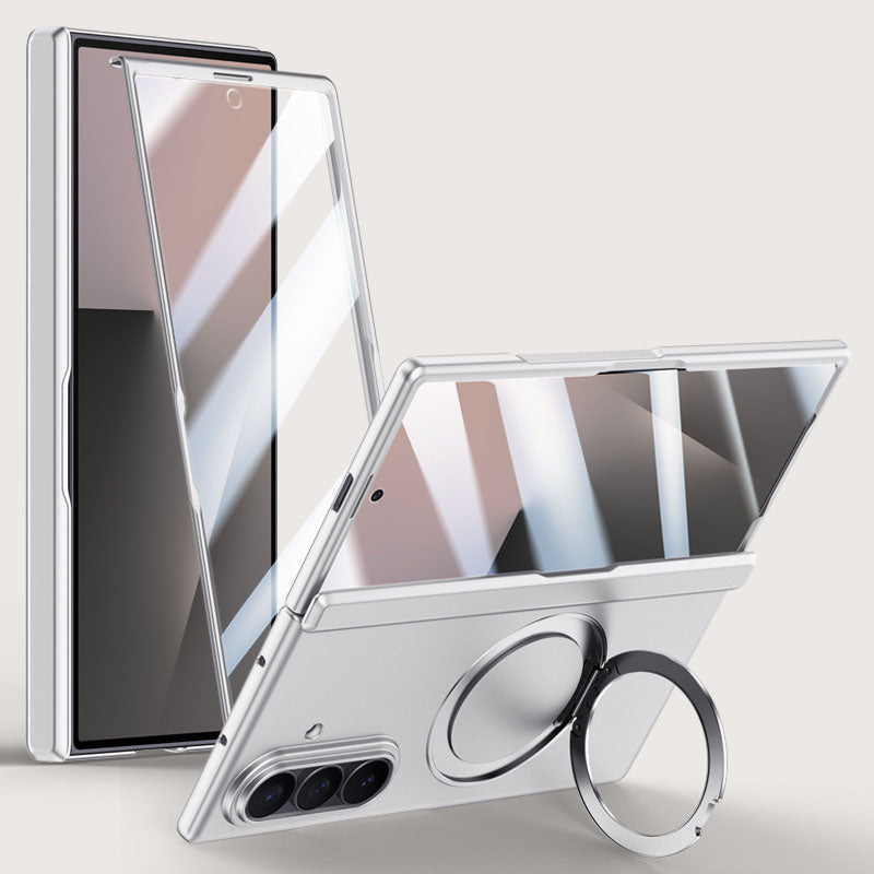 Luxurious Magnetic Ring Holder Phone Case For Galaxy Z Fold 7