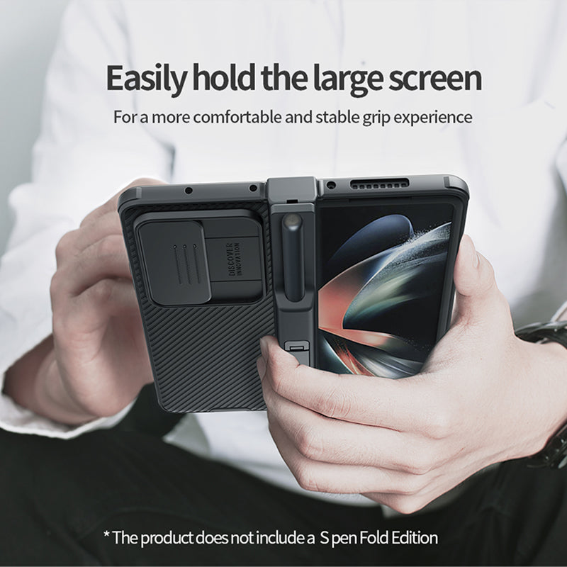 Galaxy Z Fold4 Full Protection Case With S pen Slot Camera Lens Protector and Stand(Pre-Sell)