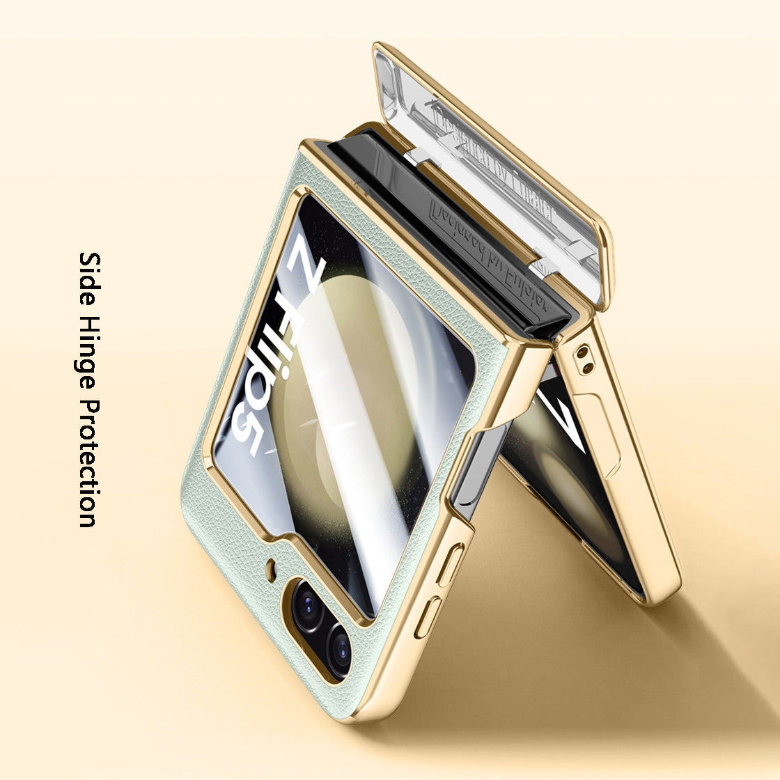 Luxurious Leather All-inclusive Protection Phone Case For Galaxy Z Flip5