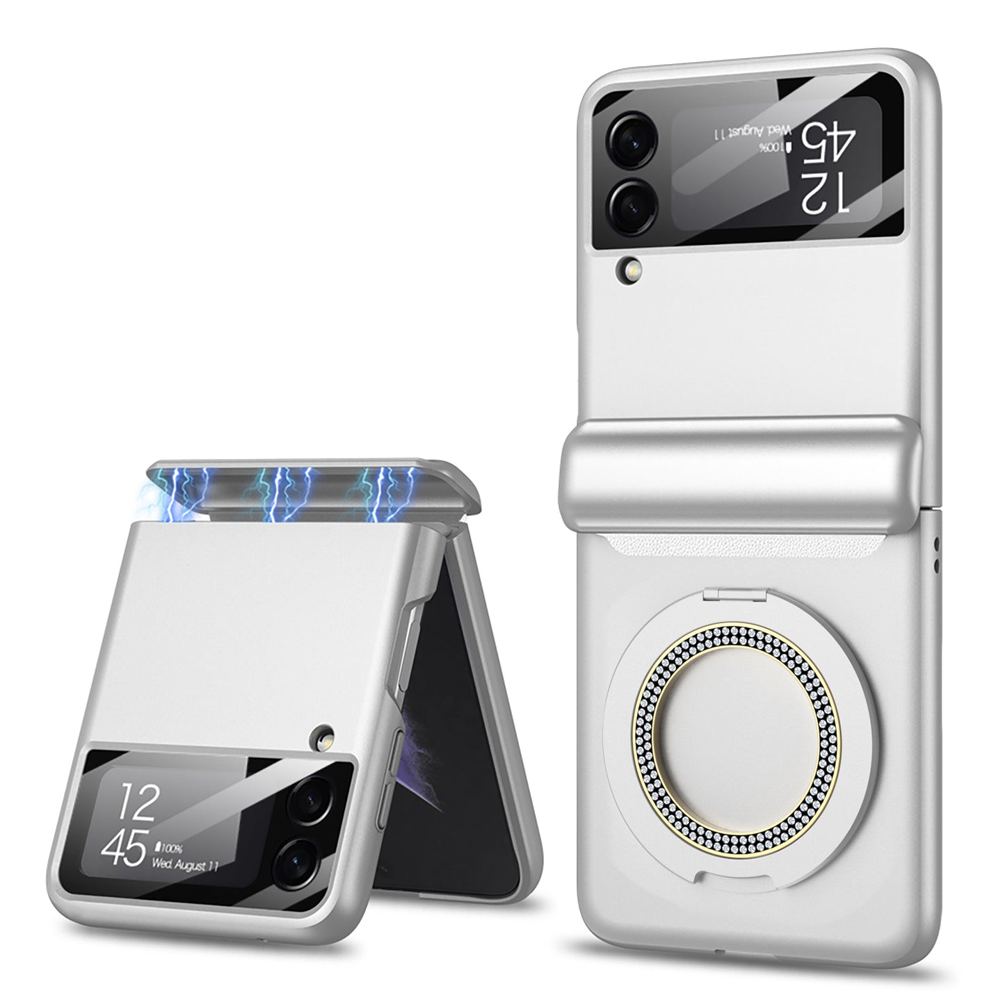 Magnetic Hinge Bracket All-included Shockproof Phone Case For Galaxy Flip 5/4/3