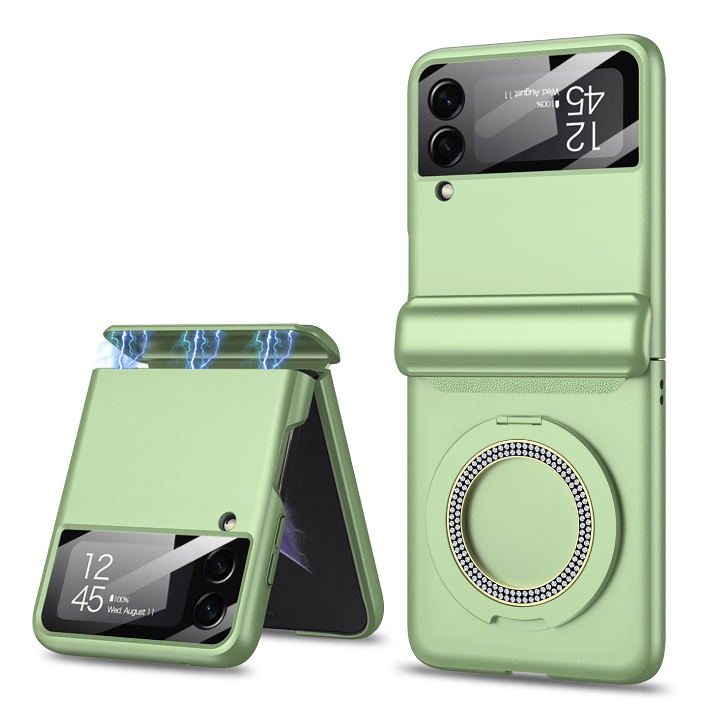 Magnetic Hinge Bracket All-included Shockproof Phone Case For Galaxy Flip 5/4/3
