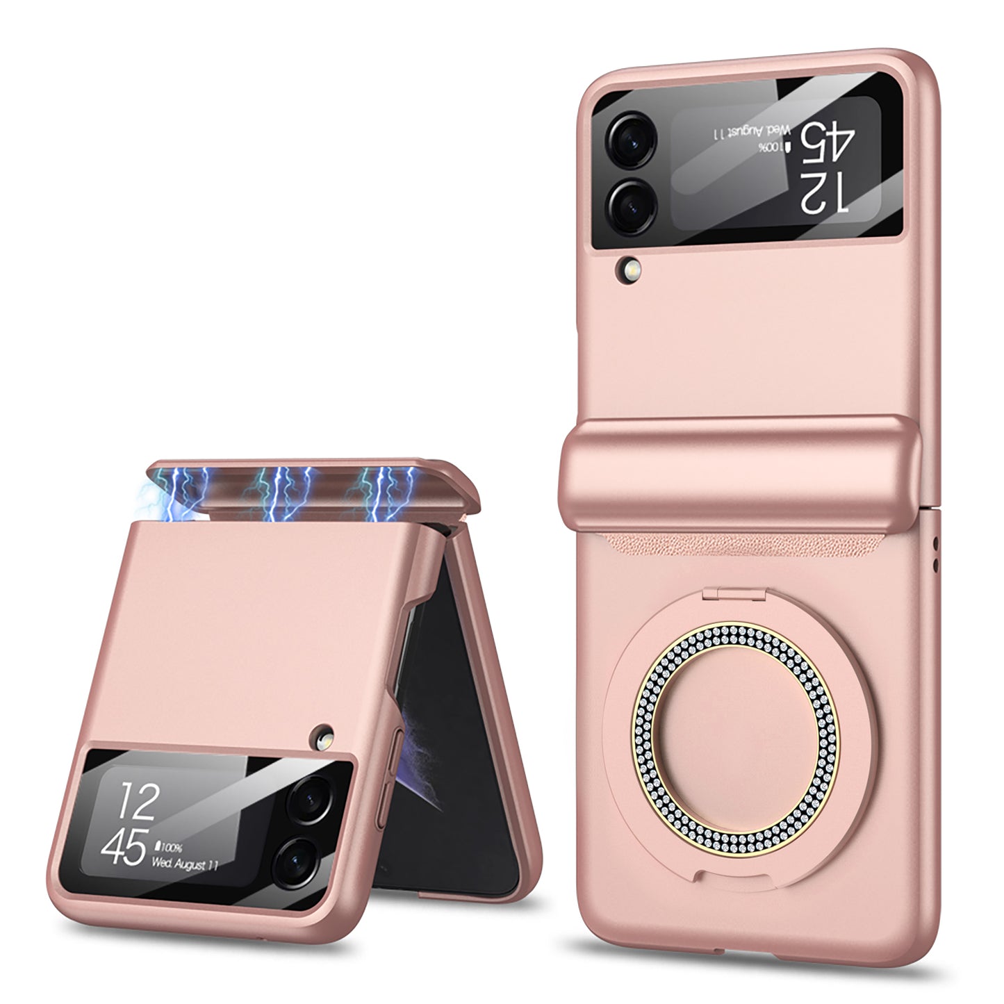 Magnetic Hinge Bracket All-included Shockproof Phone Case For Galaxy Flip 5/4/3