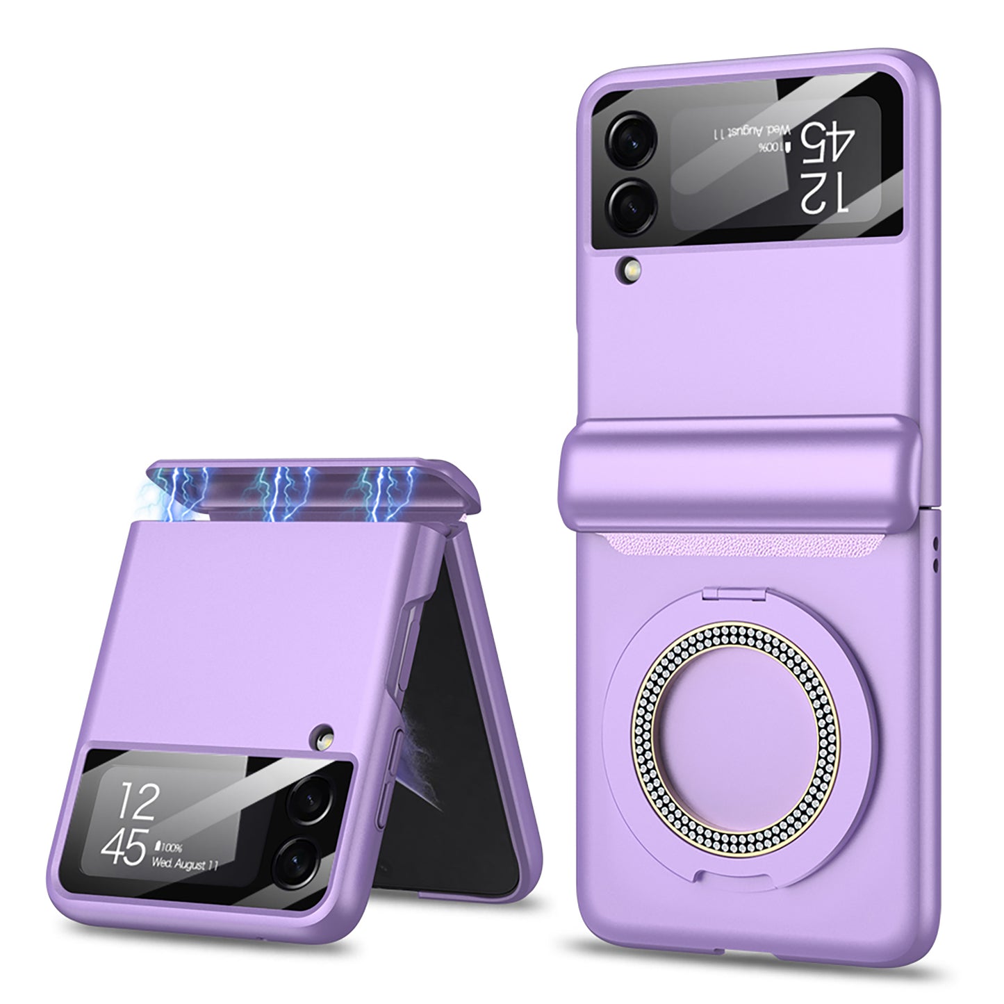 Magnetic Hinge Bracket All-included Shockproof Phone Case For Galaxy Flip 5/4/3