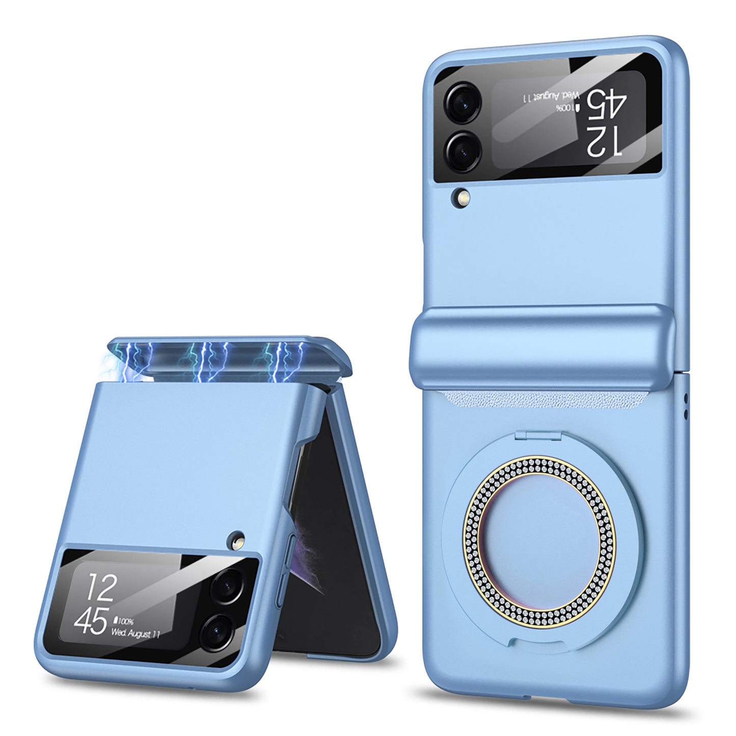 Magnetic Hinge Bracket All-included Shockproof Phone Case For Galaxy Flip 5/4/3