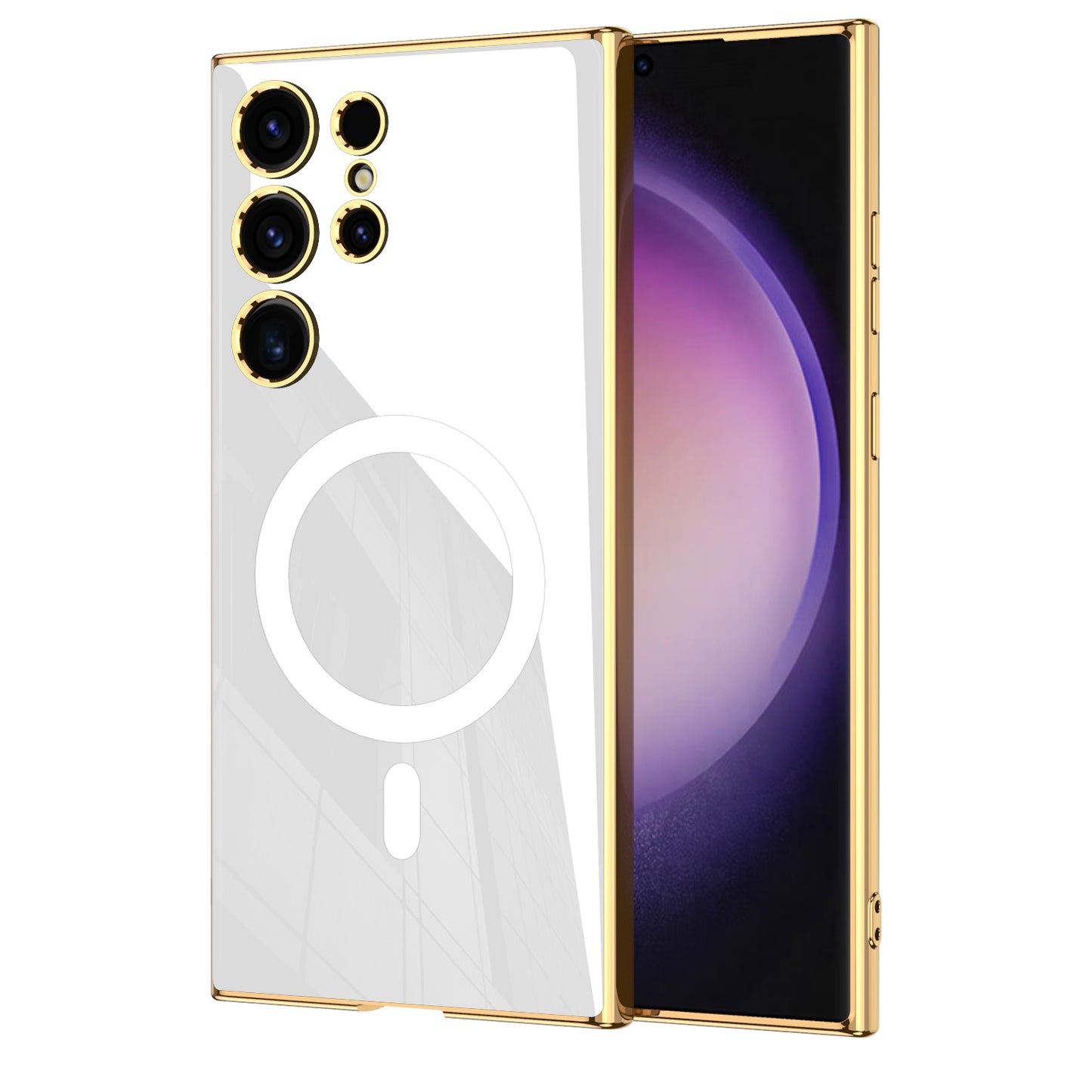 Magnetic Magsafe Protective Phone Case For Galaxy S24 S23 Ultra Plus