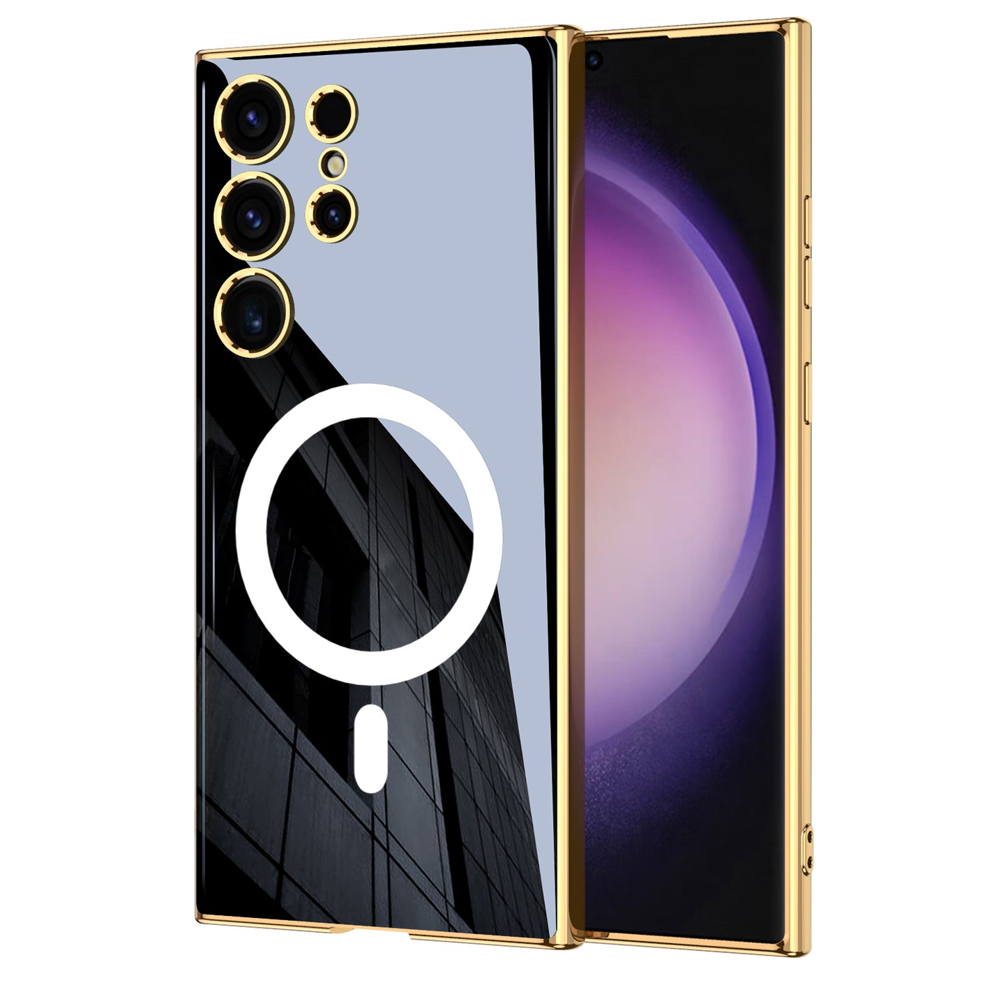 Magnetic Magsafe Protective Phone Case For Galaxy S24 S23 Ultra Plus
