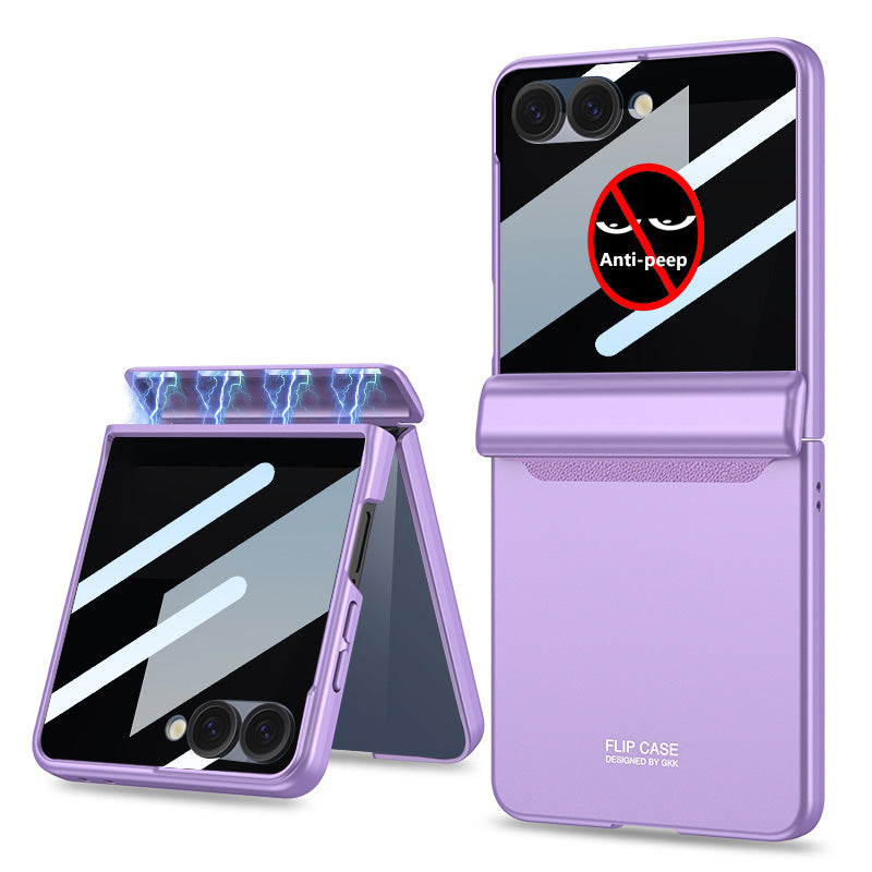 Magnetic All-included Shockproof Phone Case For Galaxy Flip 7/6/5/4/3 With Back Screen Protector