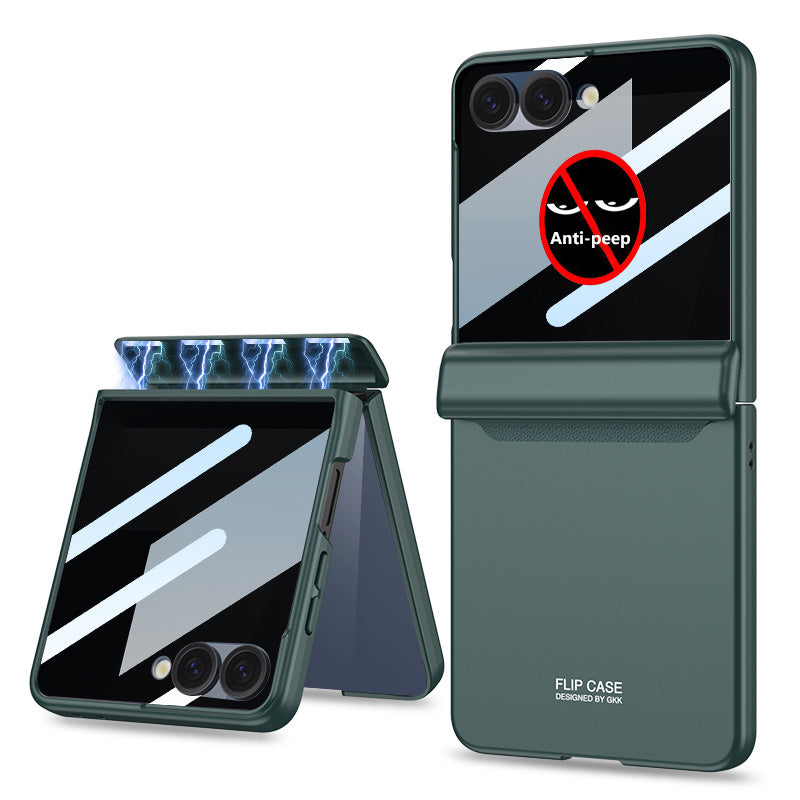 Magnetic All-included Shockproof Phone Case For Galaxy Flip 7/6/5/4/3 With Back Screen Protector