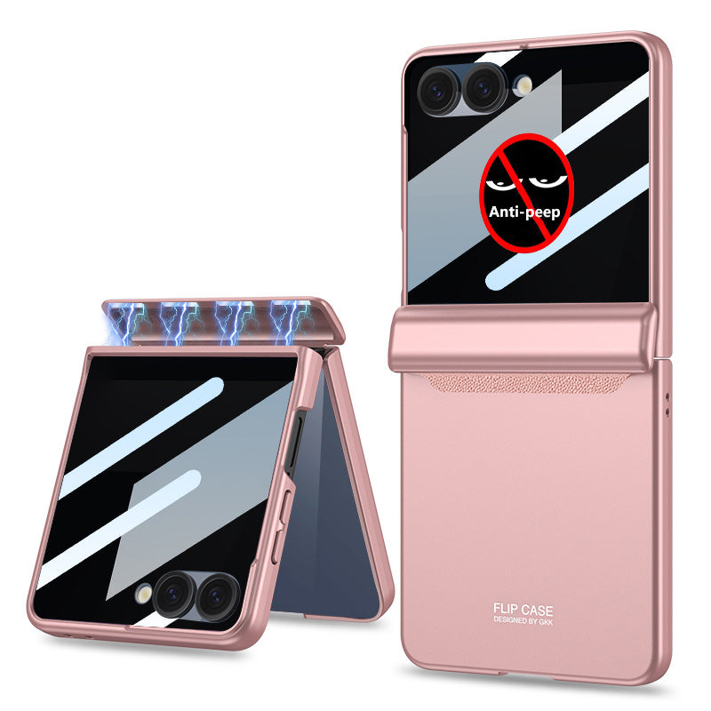 Magnetic All-included Shockproof Phone Case For Galaxy Flip 7/6/5/4/3 With Back Screen Protector