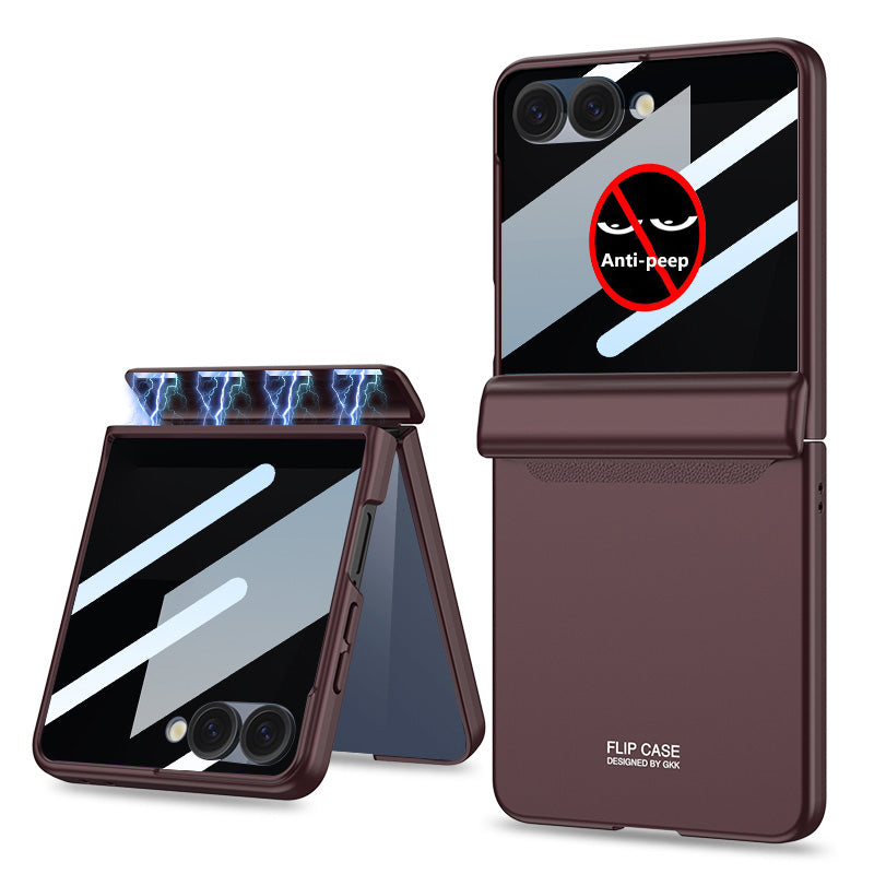 Magnetic All-included Shockproof Phone Case For Galaxy Flip 7/6/5/4/3 With Back Screen Protector