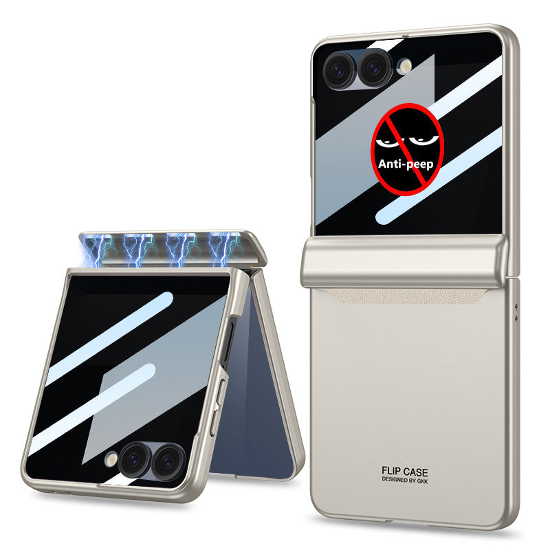 Magnetic All-included Shockproof Phone Case For Galaxy Flip 7/6/5/4/3 With Back Screen Protector