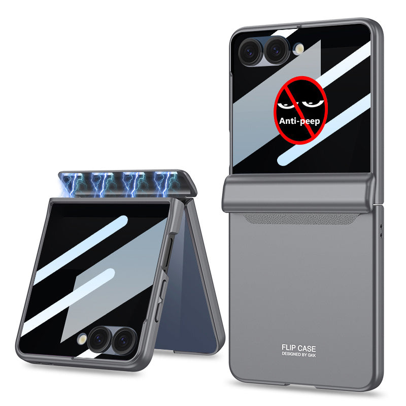 Magnetic All-included Shockproof Phone Case For Galaxy Flip 7/6/5/4/3 With Back Screen Protector