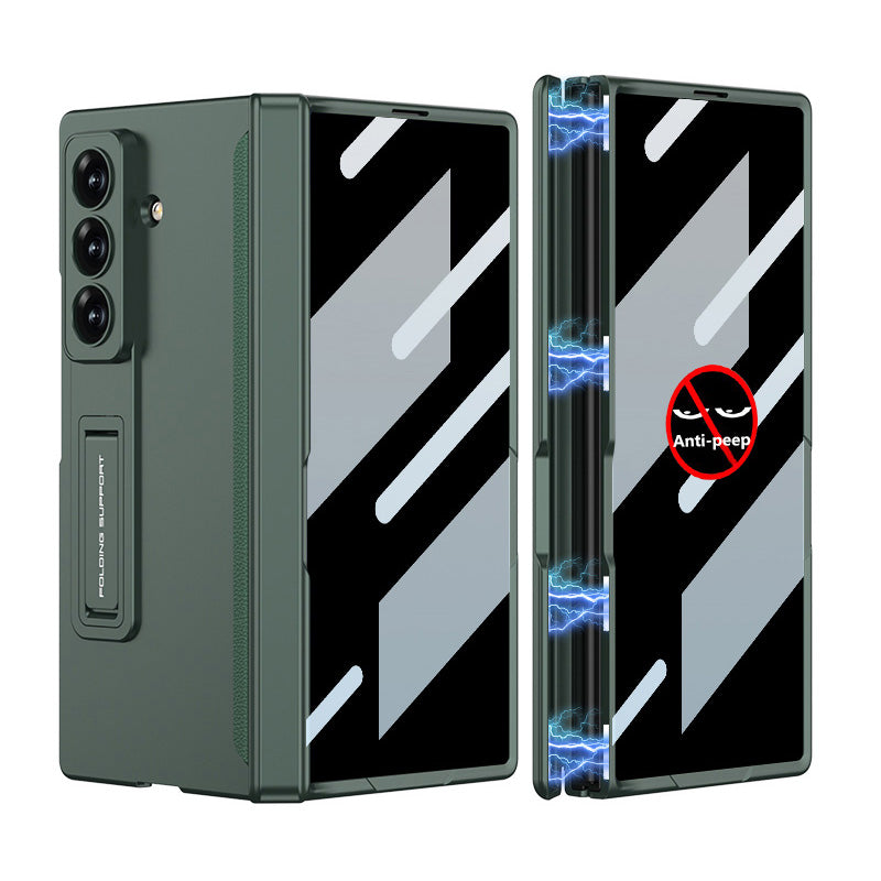 Magnetic Hinge Hidden Bracket All-included Case With Back Screen Protector For Galaxy Z Fold 7/6/5/4/3
