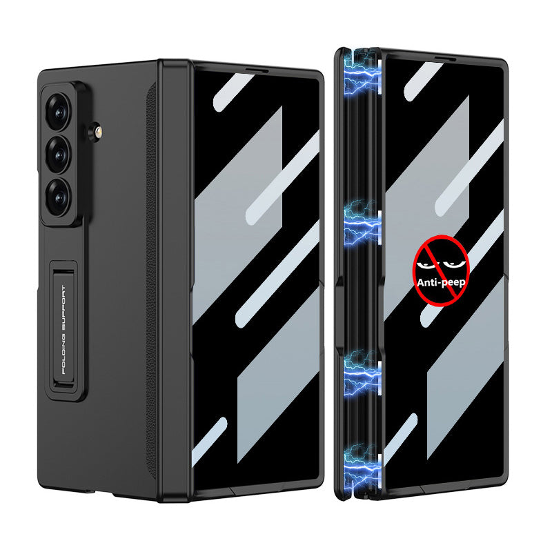 Magnetic Hinge Hidden Bracket All-included Case With Back Screen Protector For Galaxy Z Fold 7/6/5/4/3