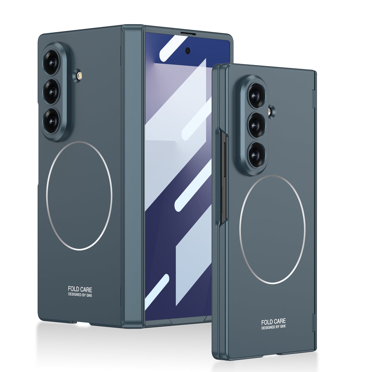 Magnetic Hinge Shockproof Phone Case With Screen Glass Protector For Galaxy Z Fold7
