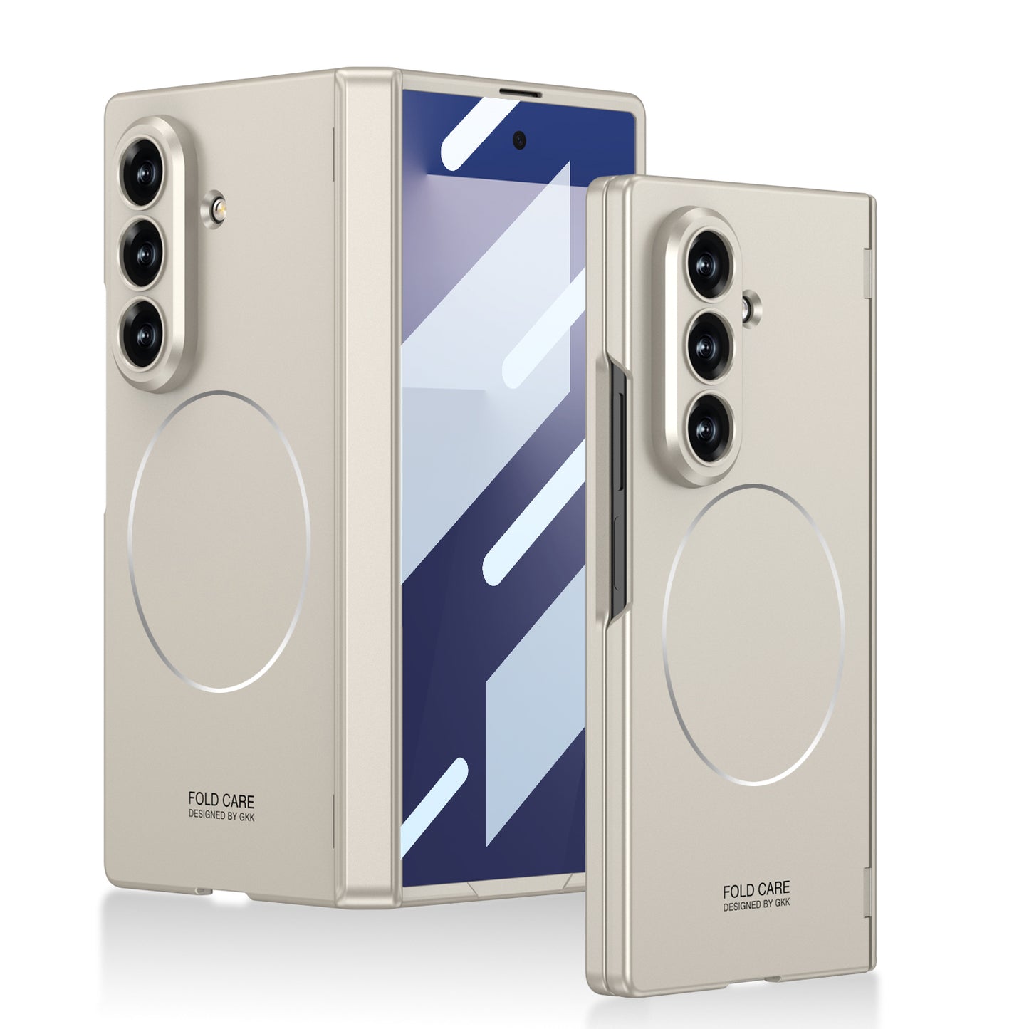 Magnetic Hinge Shockproof Phone Case With Screen Glass Protector For Galaxy Z Fold7