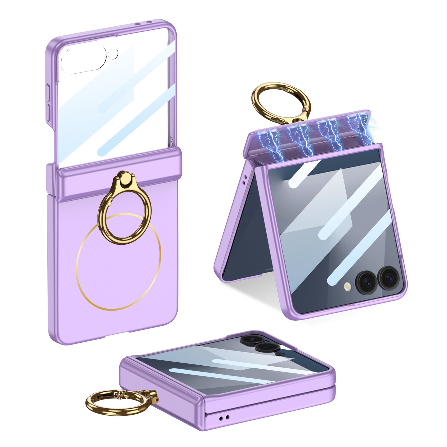 Magnetic All-included Shockproof Phone Cover For Galaxy Z Flip 7/6/5/4/3