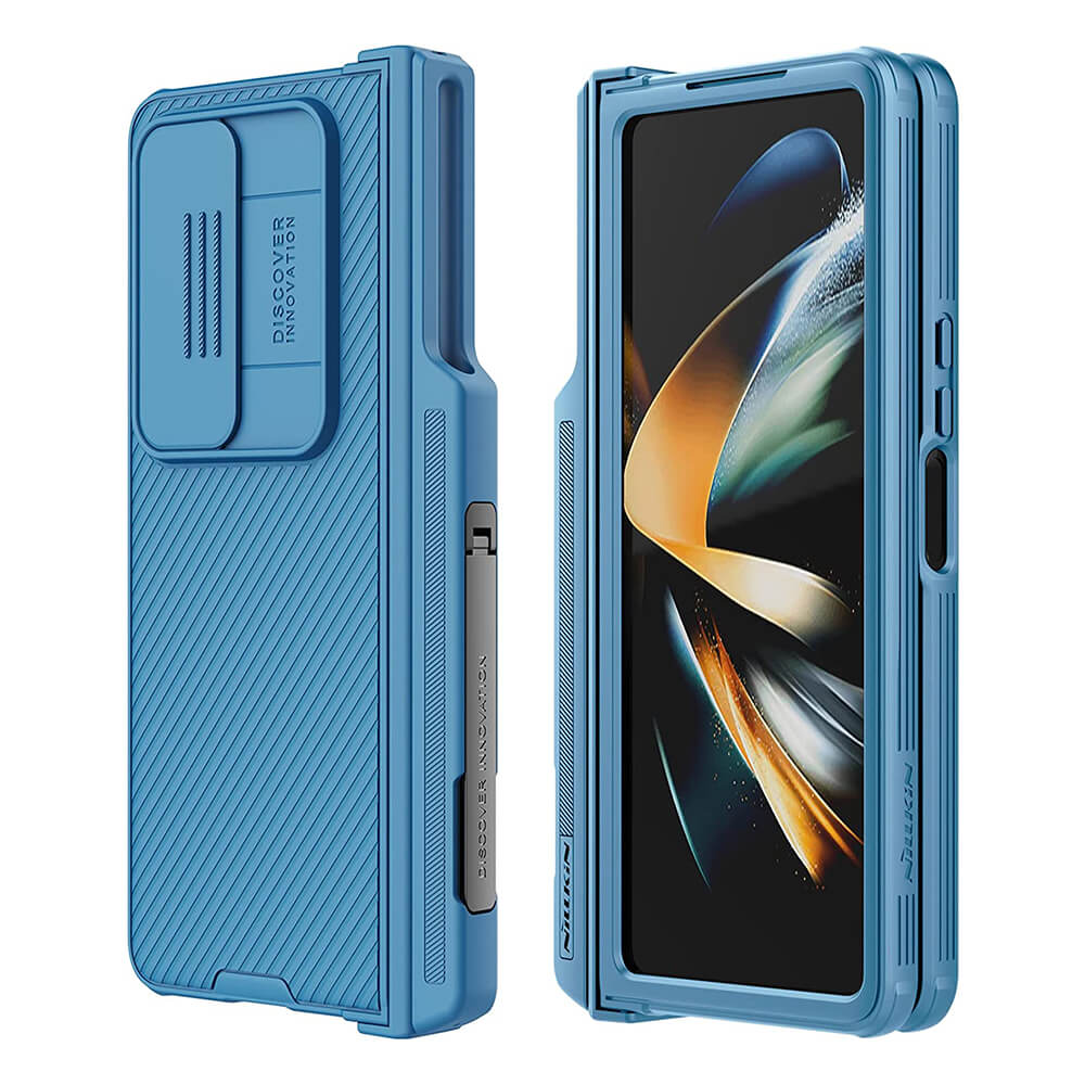 Galaxy Z Fold4 Full Protection Case With S pen Slot Camera Lens Protector and Stand(Pre-Sell)