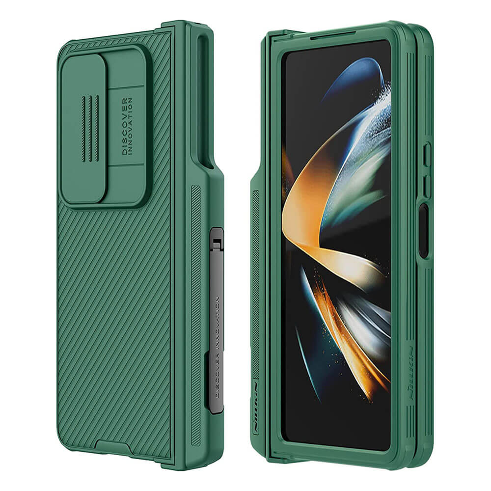 Galaxy Z Fold4 Full Protection Case With S pen Slot Camera Lens Protector and Stand(Pre-Sell)