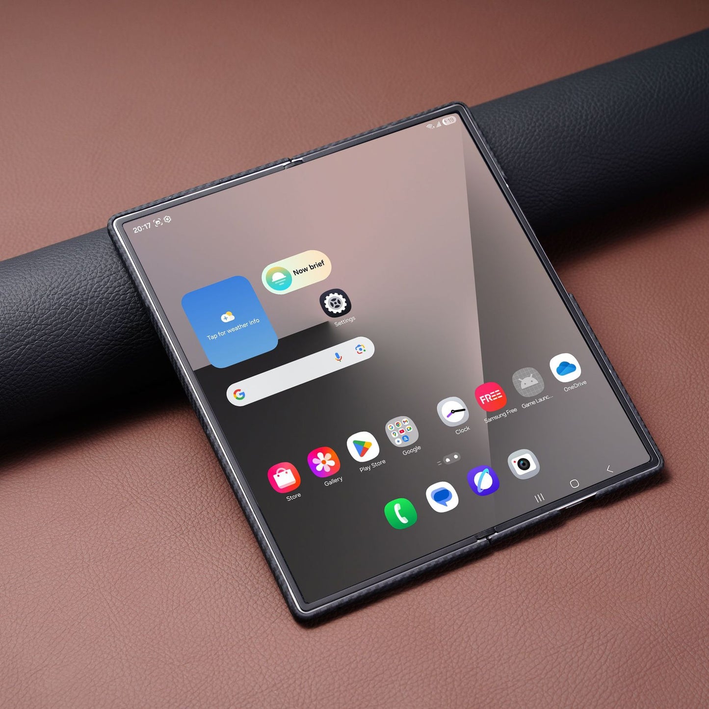 Carbon Fiber Protective Phone Case For Galaxy Z Fold