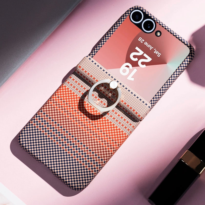 Luxury All-included Carbon Fiber Phone Case For Galaxy Z Flip 7/6/5/4/3