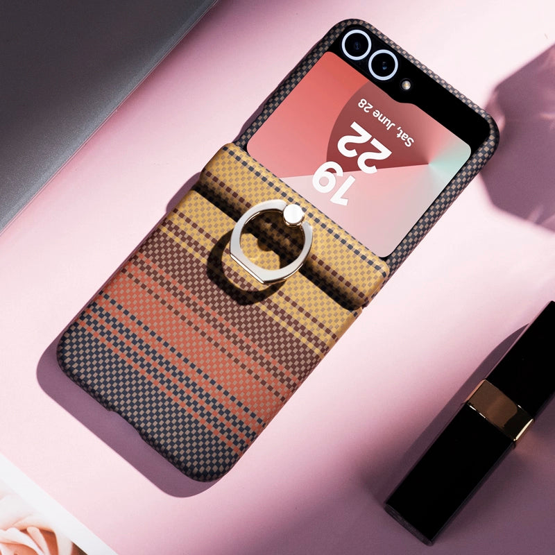 Luxury All-included Carbon Fiber Phone Case For Galaxy Z Flip 7/6/5/4/3