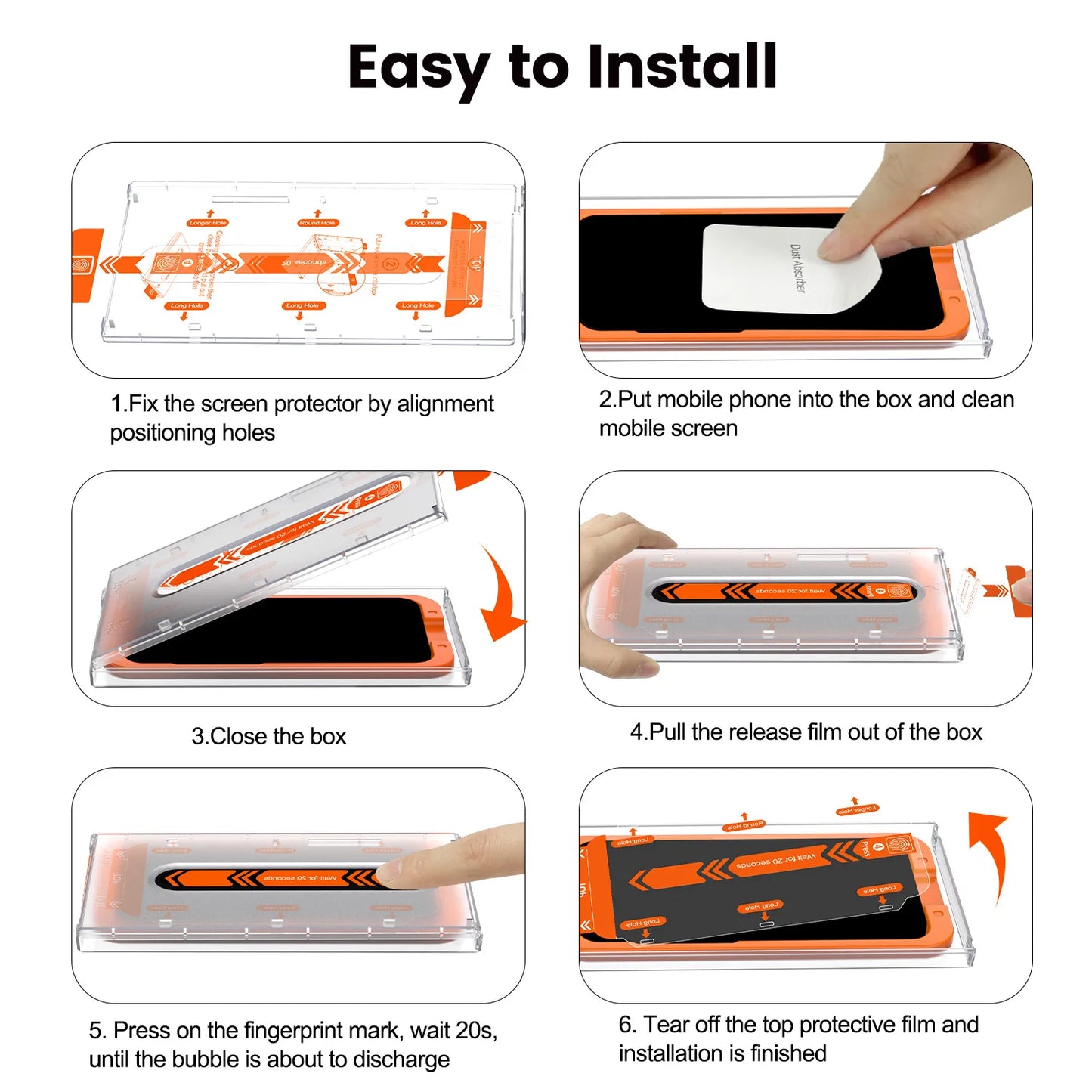 Samsung S23 Phone Screen Protector 9H Dust-Free Cabin Toughened Anti-Peep Anti-Fall 2.5D Finger print Unlock