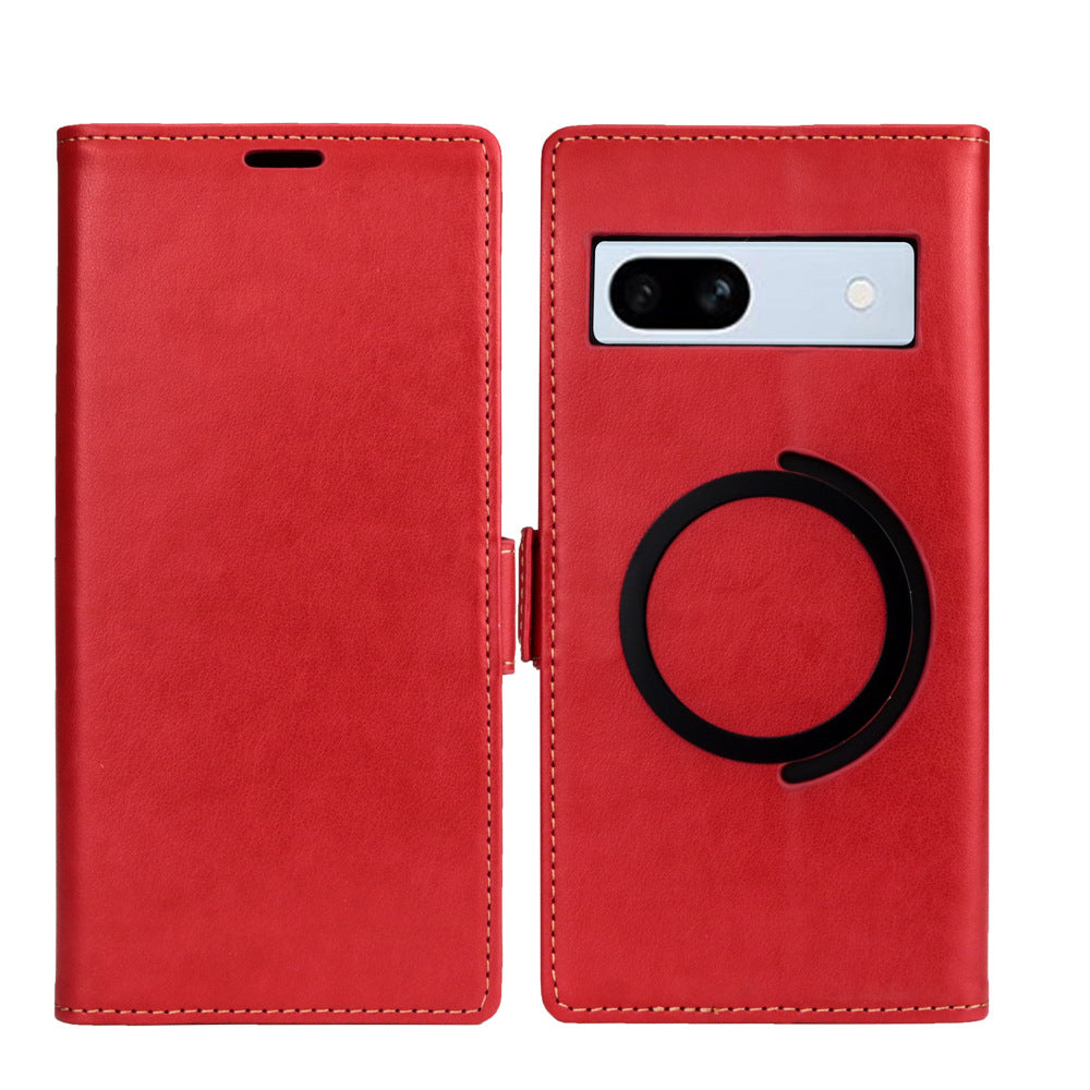 Luxury Leather Cover For Google Pixel 7 8 Series - Mycasety Mycasety