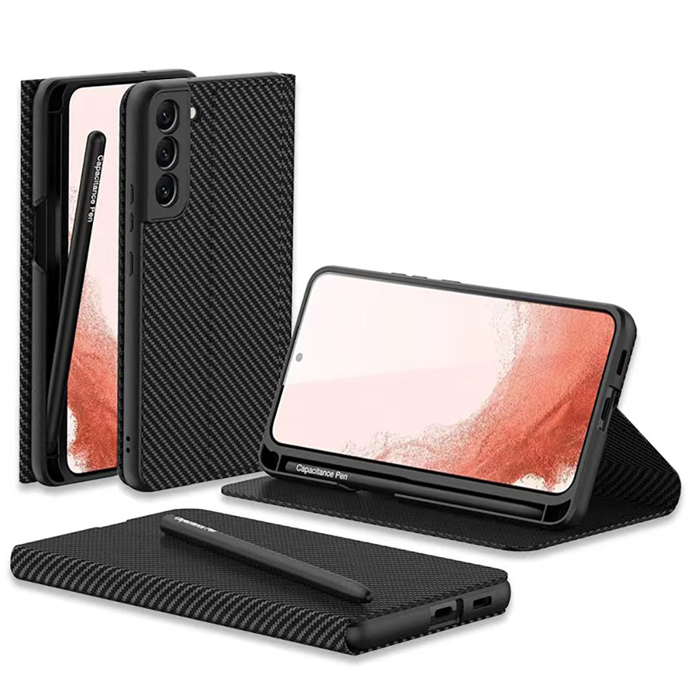 Flip Magnetic Leather Phone Case For Samsung - Mycasety Mycasety