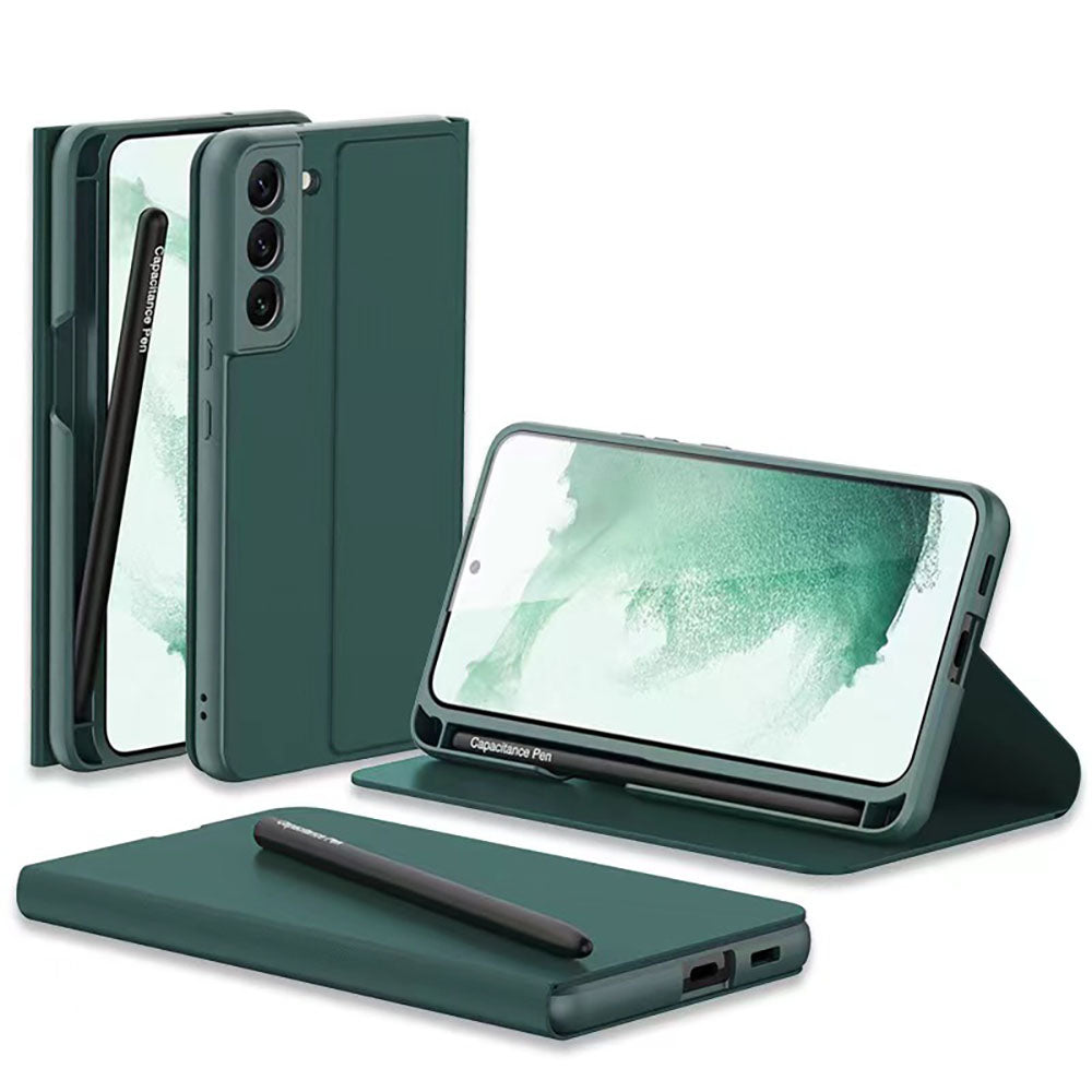 Flip Magnetic Leather Phone Case For Samsung - Mycasety Mycasety