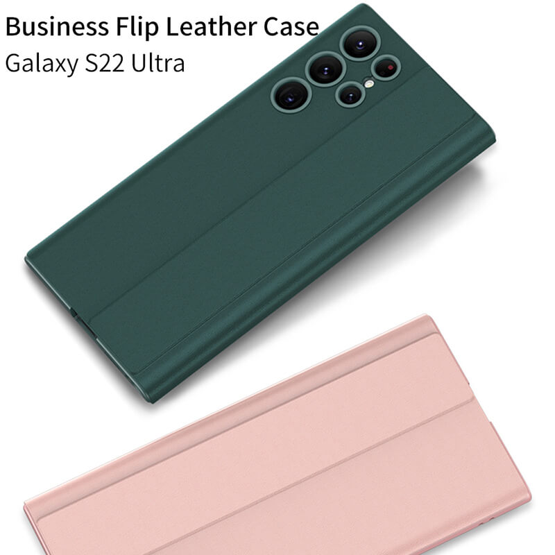 Flip Magnetic Leather Phone Case For Samsung - Mycasety Mycasety