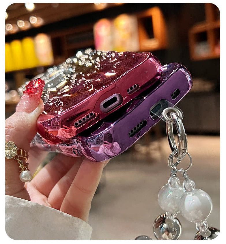Gradient Pattern Electroplating Fashionable iPhone Case