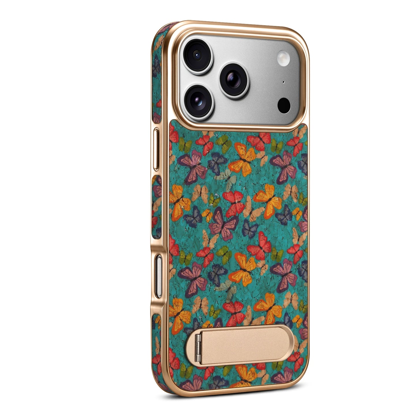 Vintage Butterfly MagSafe Stand iPhone Case